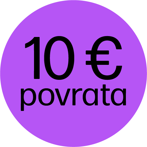 10 € povrata